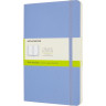 Блокнот MOLESKINE CLASSIC LARGE нелинованный, голубая гортензия QP618B42
