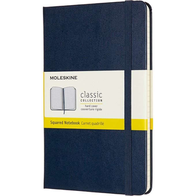 Блокнот MOLESKINE Classic Medium, клетка, синий сапфир QP051B20