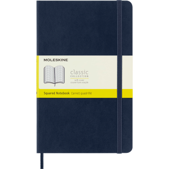Блокнот MOLESKINE CLASSIC SOFT QP617B20 Large 130х210мм синий сапфир