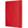 Блокнот MOLESKINE Classic Soft Pocket, без линовки, красный QP613F2
