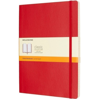 Блокнот MOLESKINE Classic Soft Pocket, без линовки, красный