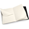 Блокнот MOLESKINE VOLANT LARGE, нелинованный, черный QP723BK